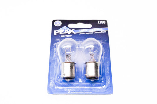 Peak 1156 Miniature Lamps Qty 2 NOS
