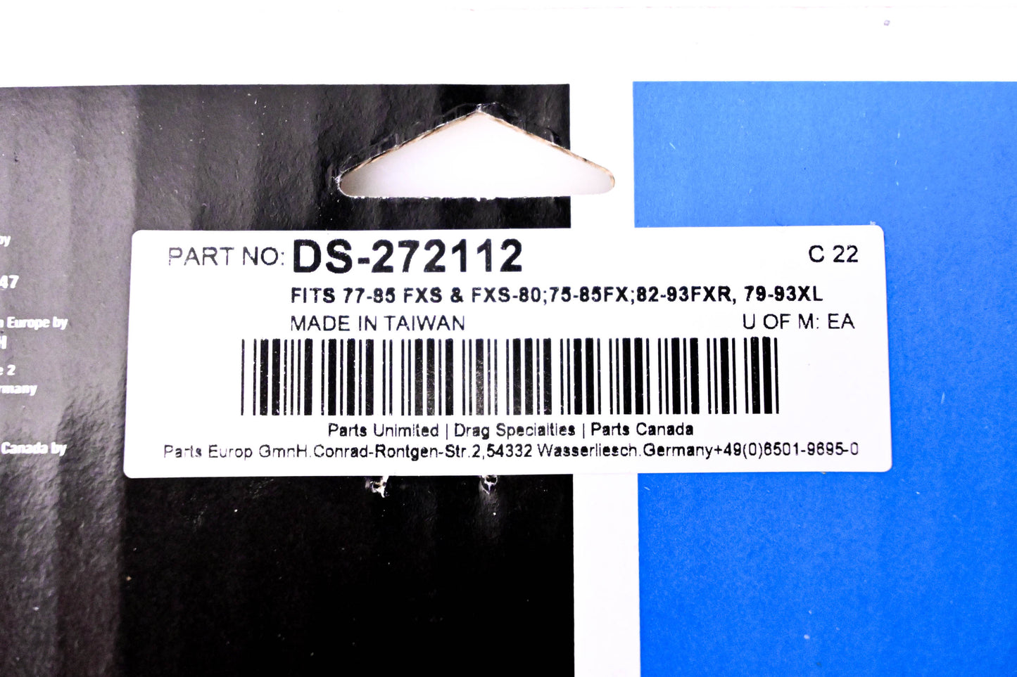 Drag Specialties DS-272112 Ignition With Key NOS