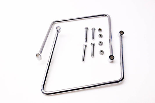 V-Twin 31-0439 Chrome Saddlebag Support Kit NOS