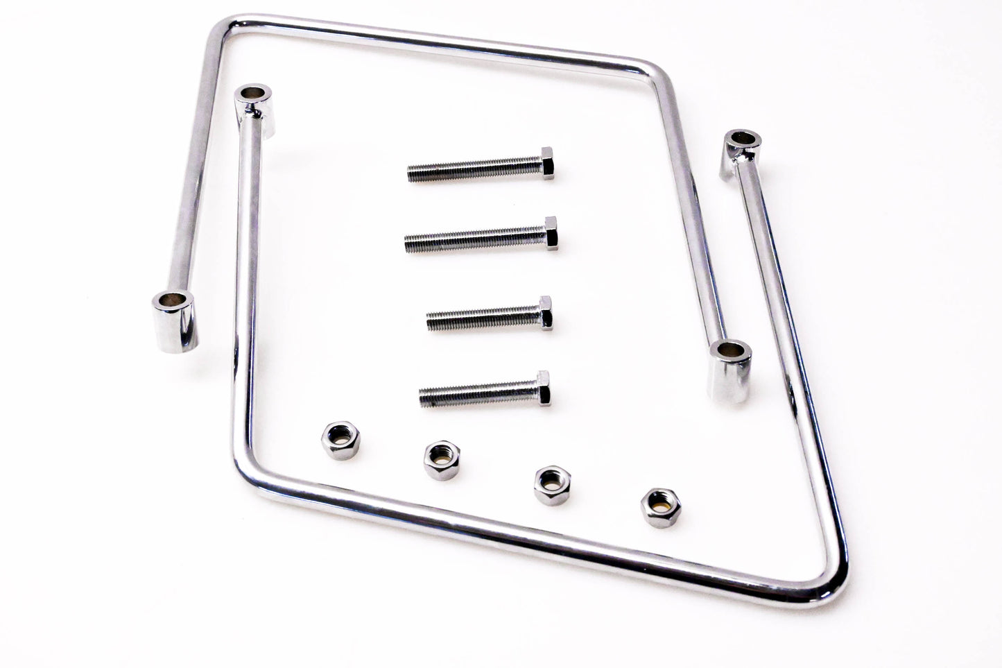 V-Twin 31-0439 Chrome Saddlebag Support Kit NOS