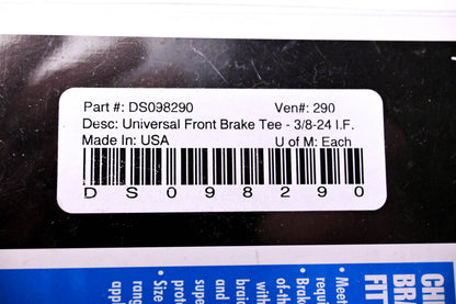 Drag Specialties DS-098290 Universal Front Brake Tee NOS