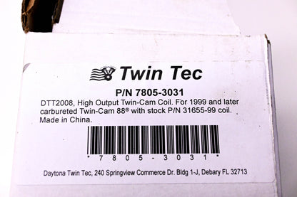 Twin Tec 7805-3031 High Output Twin-Cam Coil NOS