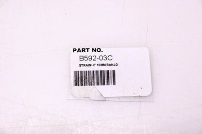 Goodridge B592-03C Straight 10mm Banjo NOS