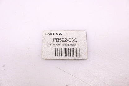 Goodridge PB592-03C Straight Banjo Bolt NOS