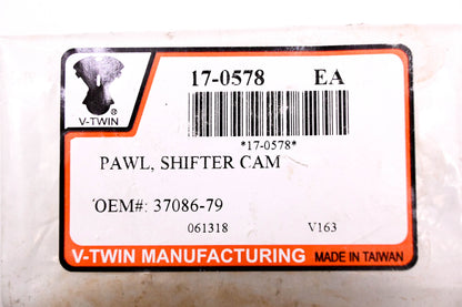 V-Twin 17-0578, 37086-79 Shifter Cam Pawl NOS