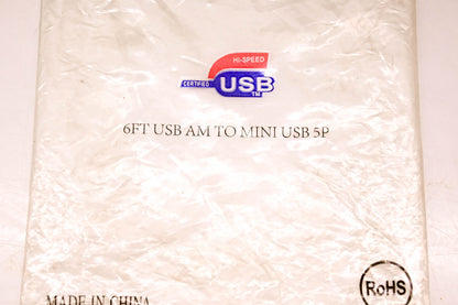 Aftermarket E318233 6FT USB AM TO MINI USB 5P NOS