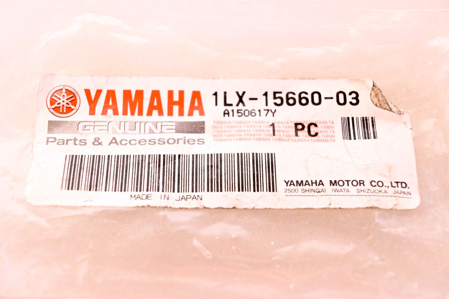 New OEM Yamaha 1LX-15660-03-00 Kick Start Shaft NOS