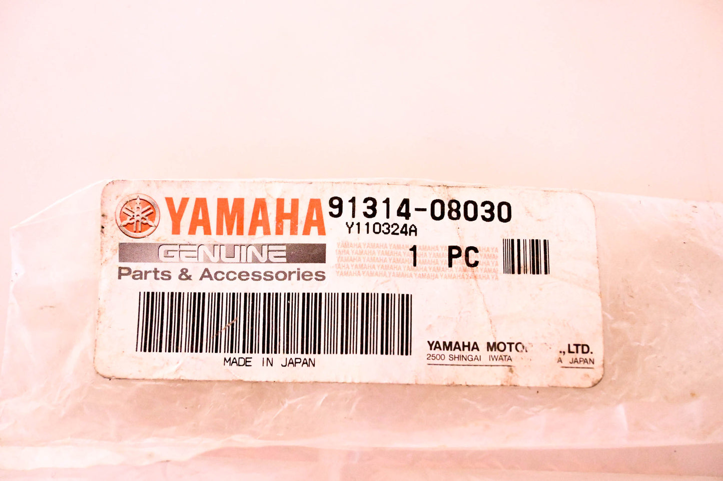 New OEM Yamaha 91314-08030-00 Bolt NOS