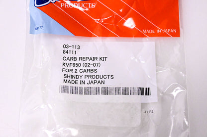 Shindy 03-113, 84111 Carburetor Rebuild Kit NOS