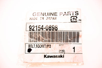 New OEM Kawasaki 92154-0898 8x2 Socket Head Bolt NOS