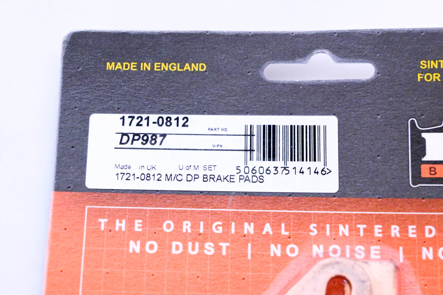 DP Brakes 1721-0812, DP987 Brake Pads NOS