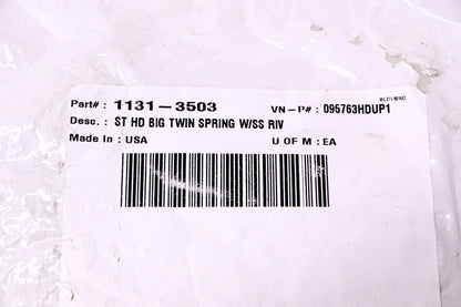 New OEM Harley-Davidson 1131-3503, 095763HDUP1 Alto Plate Spring NOS