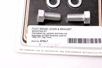 Colony 9733-7 Foot Brake Lever & Bracket Mounting Kit NOS