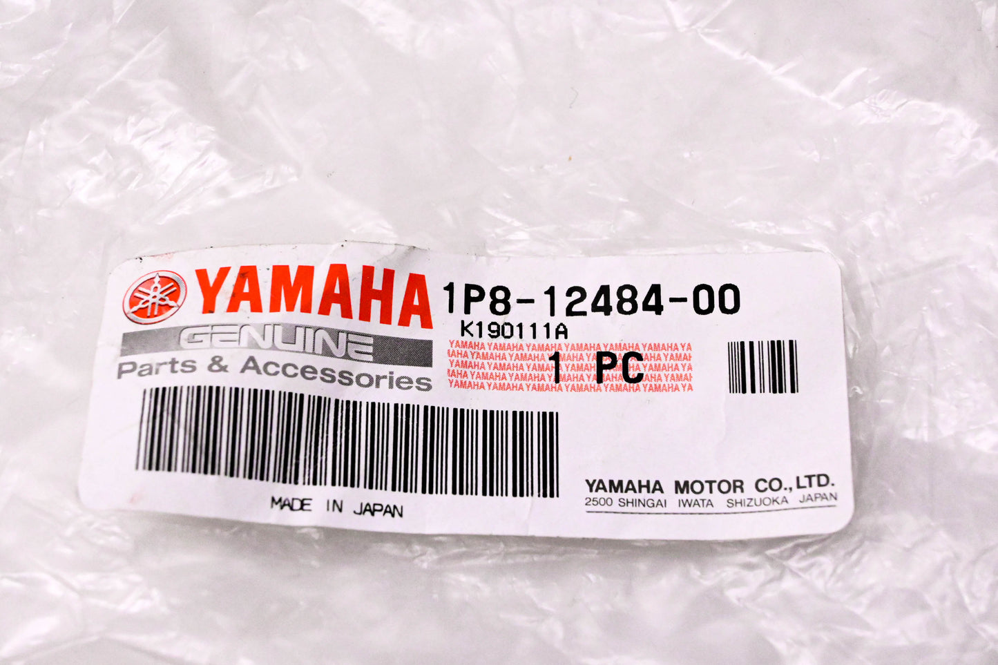 New OEM Yamaha 1P8-12484-00-00 Radiator Hose NOS