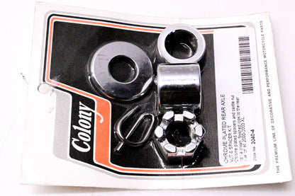 Colony 2040-4 Rear Axle Nut & Spacer Kit NOS