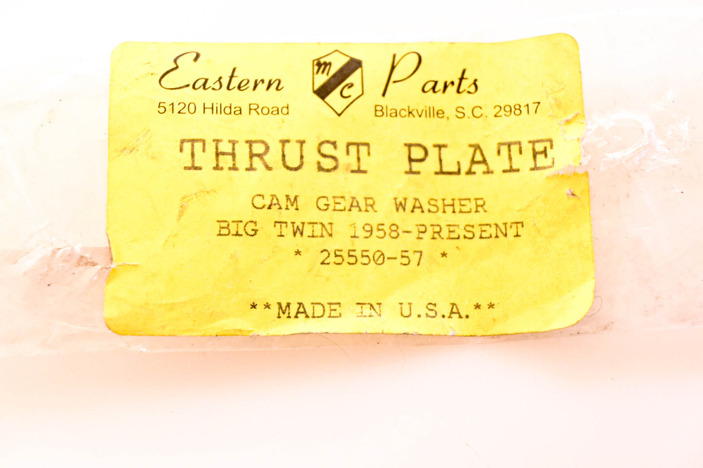 Eastern Parts 25550-57, DS-193144 Cam Lock Washer NOS