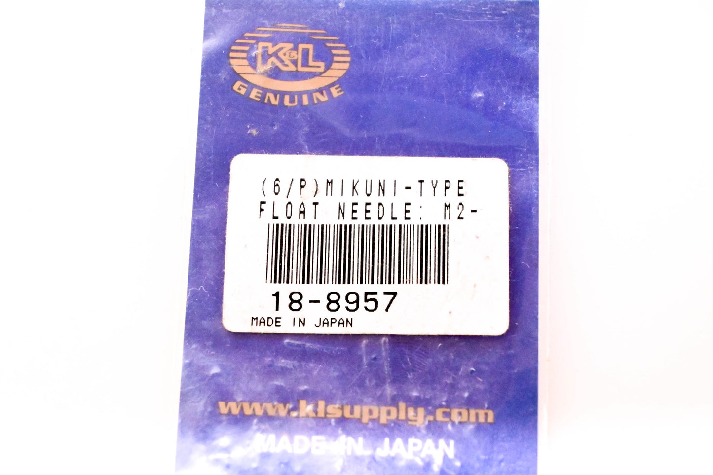 K&L 18-8957 Mikuni-Type Float Needle NOS