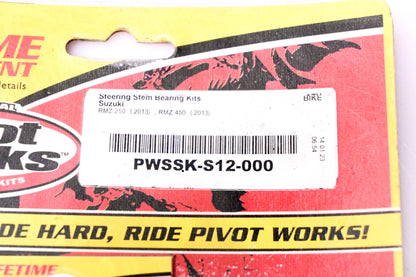 Pivot Works PWSSK-S12-000 Steering Stem Bearing Kit NOS