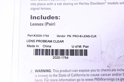 ProBeam 2020-1754 Clear Lens Kit NOS