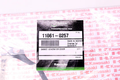 New OEM Kawasaki 11061-0257 Generator Cover Gasket NOS