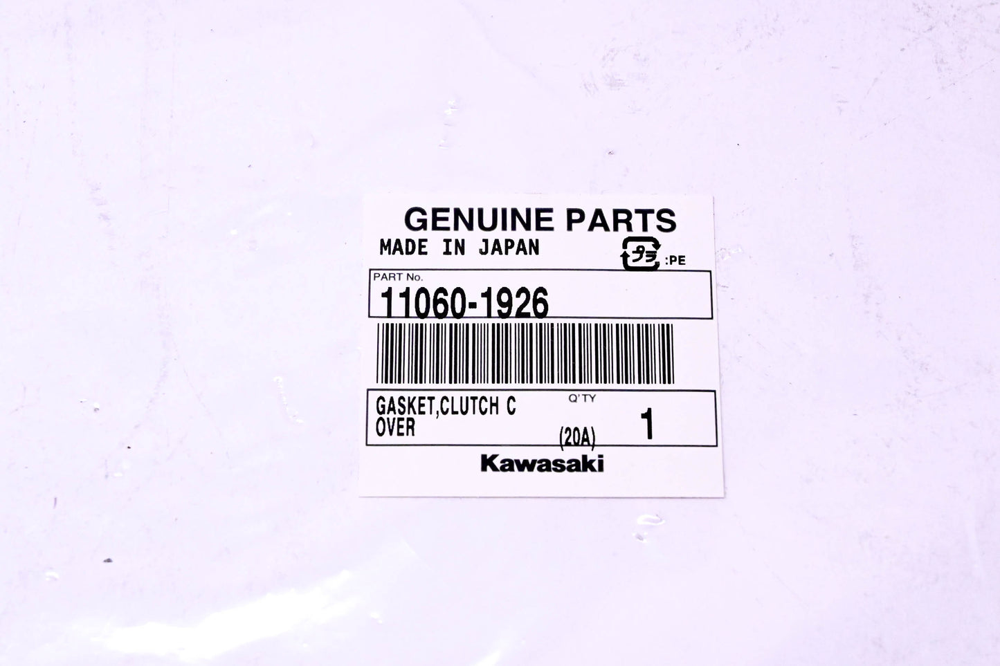 New OEM Kawasaki 11060-1926 Clutch Cover Gasket NOS