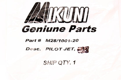 Mikuni M28/1001-20, 144-2320 Pilot Jet NOS