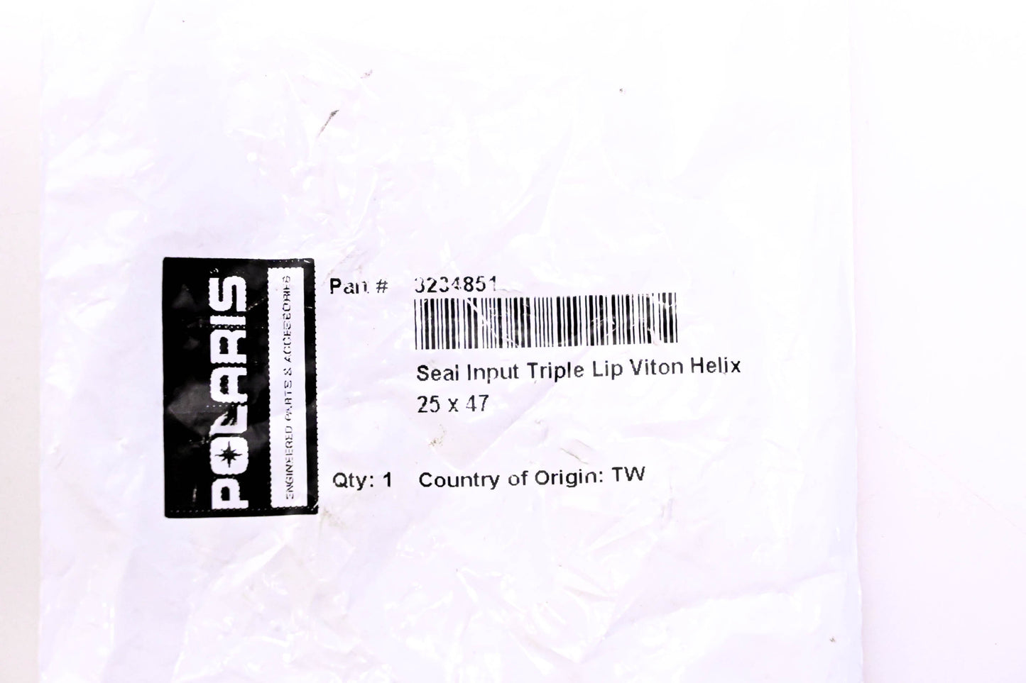 New OEM Polaris 3234851 Triple Lip Input Seal NOS