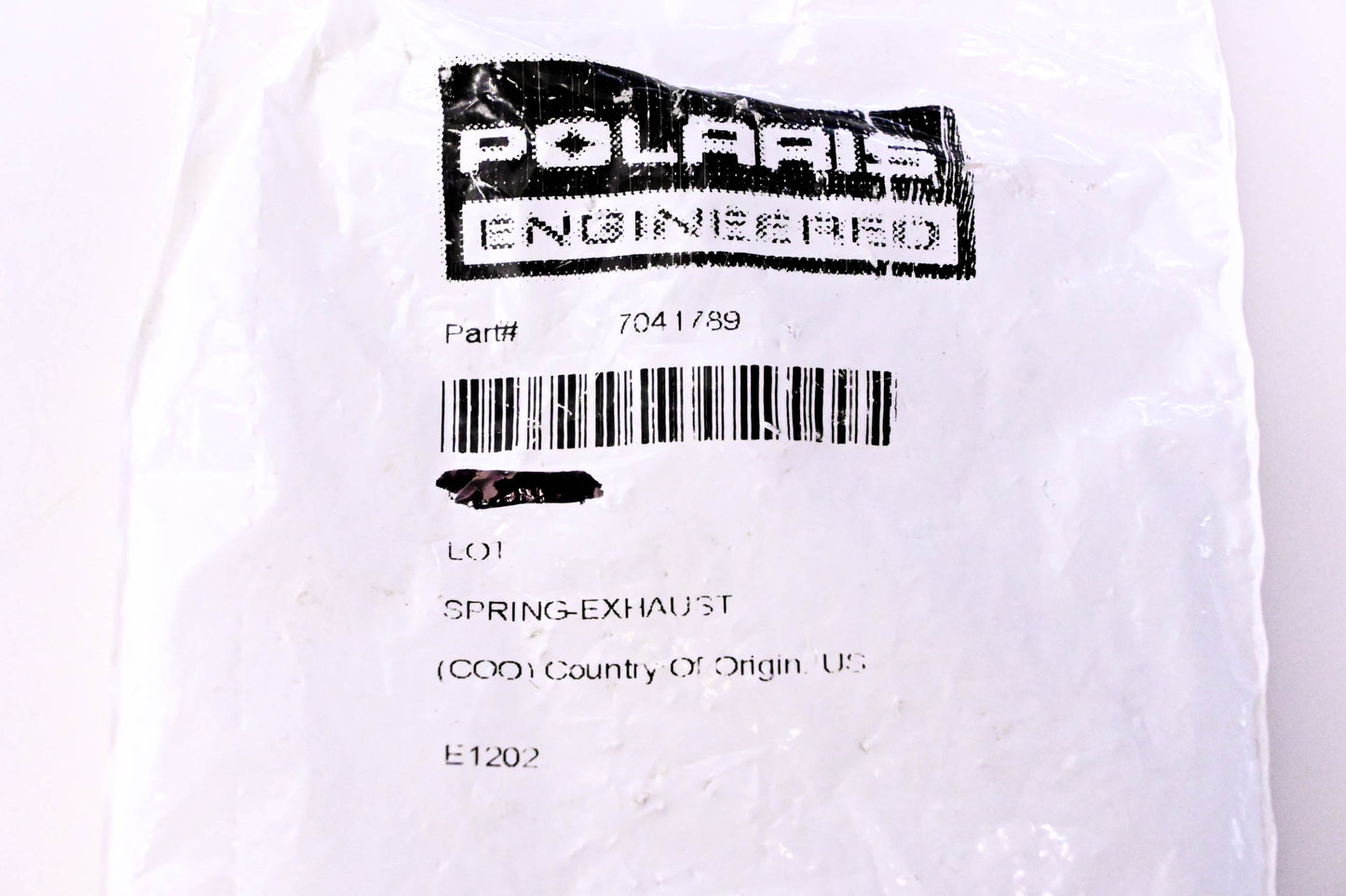 New OEM Polaris 7041789 Exhaust Spring NOS