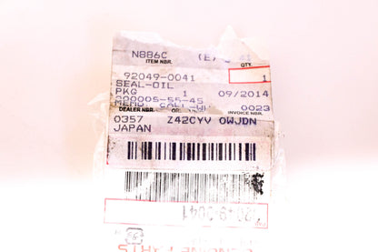 New OEM Kawasaki 92049-0041 Oil Seal NOS