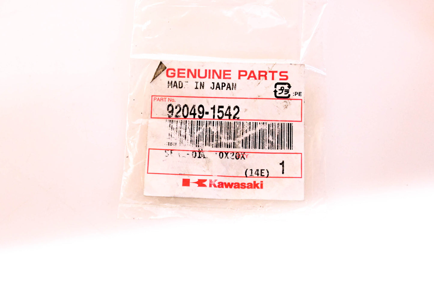 New OEM Kawasaki 92049-1542 Oil Seal NOS
