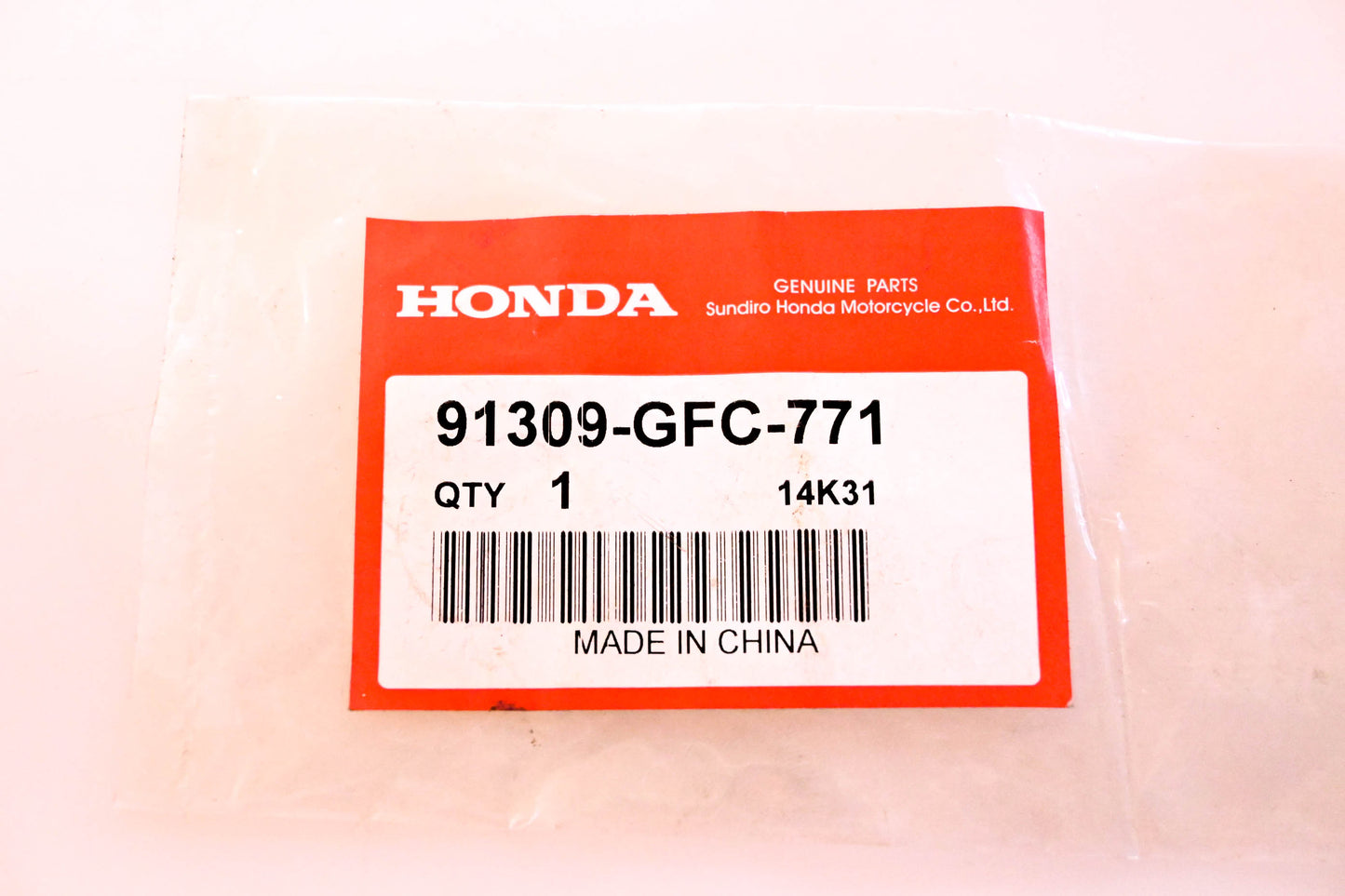 New OEM Honda 91309-GFC-771 O-Ring NOS