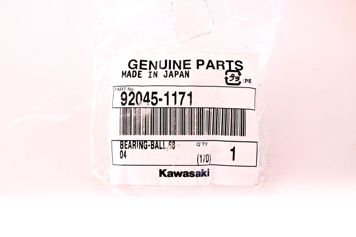 New OEM Kawasaki 92045-1171 Ball Bearing NOS