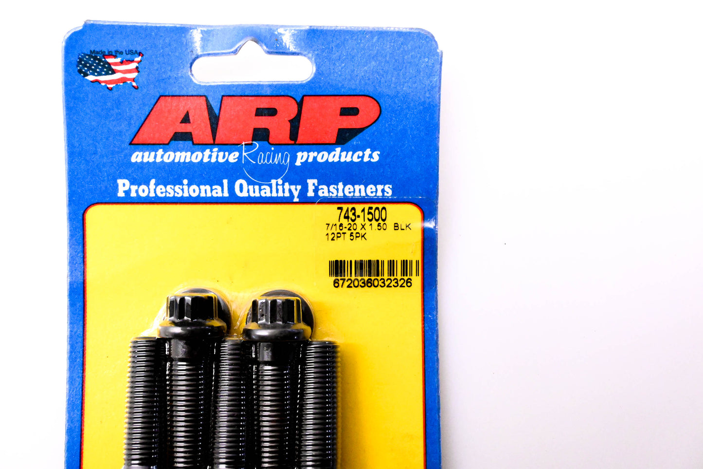 ARP 743-1500 12 Point Black Oxide Bolt Kit NOS