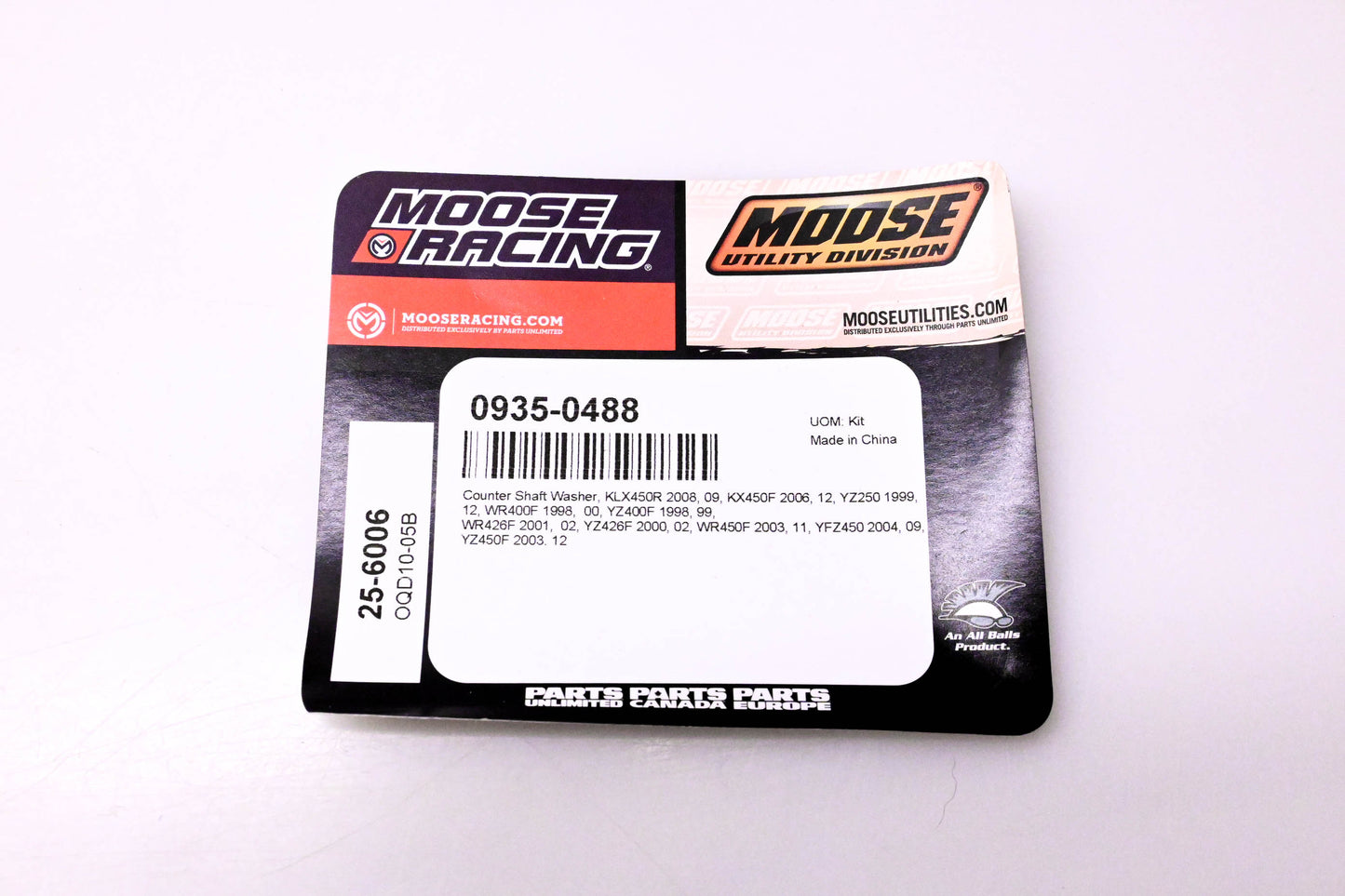 Moose Racing 0935-0488, 25-6006, OQD10-05B Counter Shaft Washer NOS