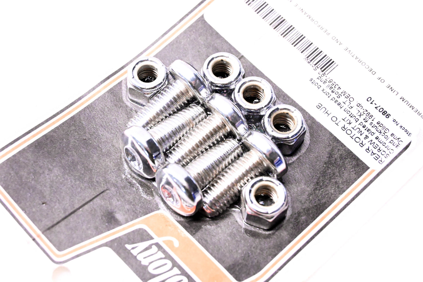 Colony 9807-10, 43567-92 Rear Rotor To Hub Screw & Nut Kit NOS