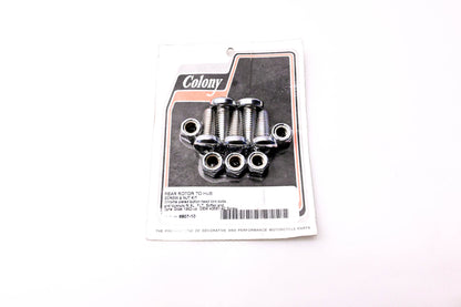 Colony 9807-10, 43567-92 Rear Rotor To Hub Screw & Nut Kit NOS