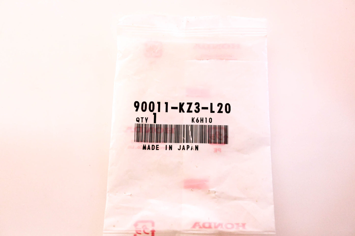 New OEM Honda 90011-KZ3-L20 Bolt NOS