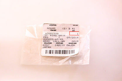 New OEM Kawasaki 670D1508 O-Ring NOS