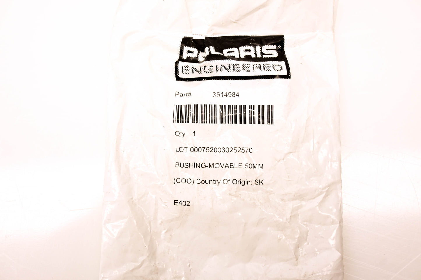 New OEM Polaris 3514984 Movable Bushing NOS