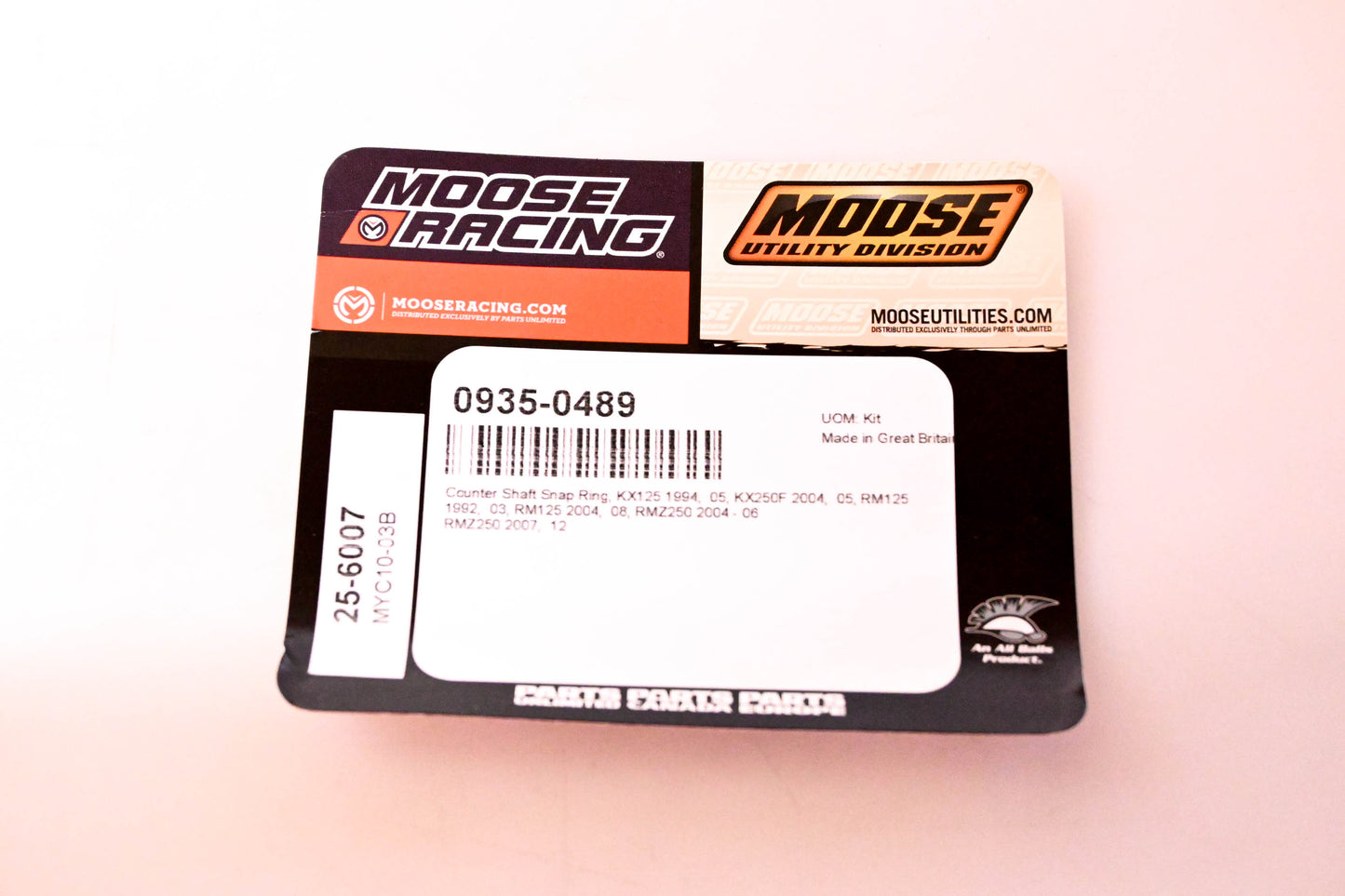Moose Racing 0935-0489, 25-6007, MYC10-03B Counter Shaft Snap Ring NOS