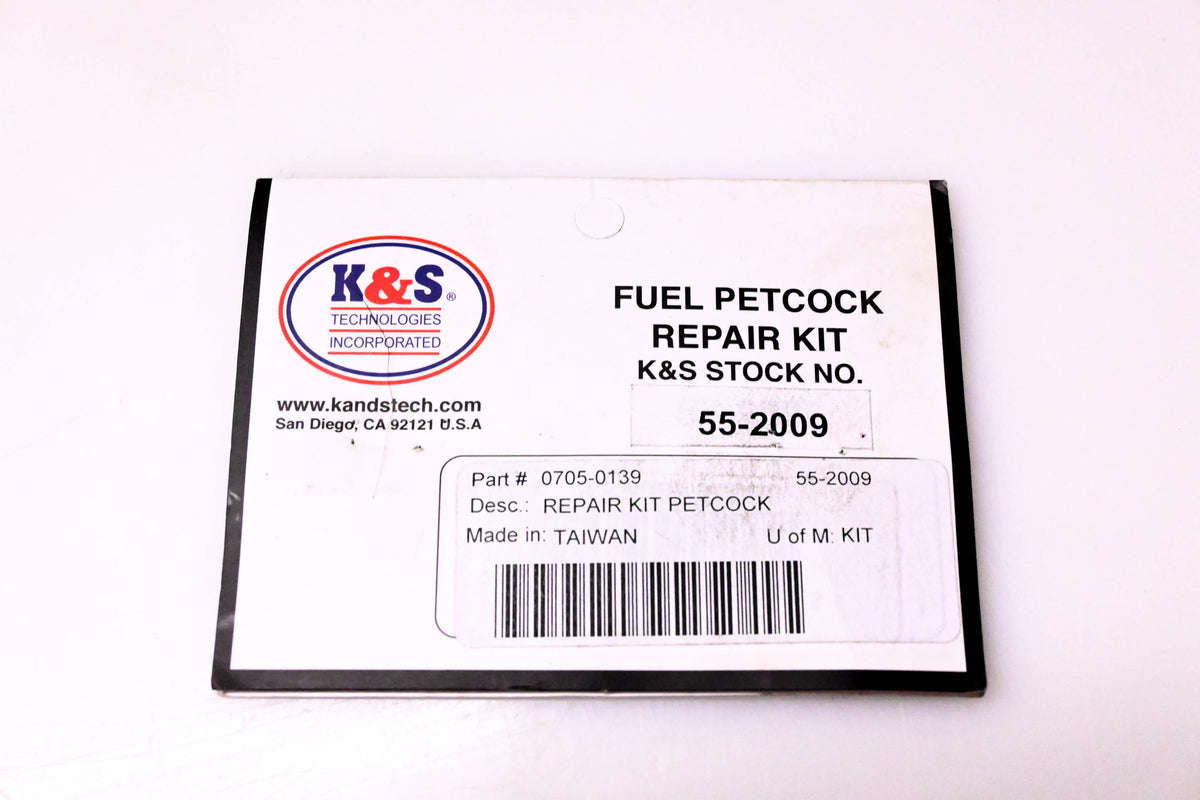 K&S 0705-0139, 55-2009 Fuel Petcock Repair Kit NOS