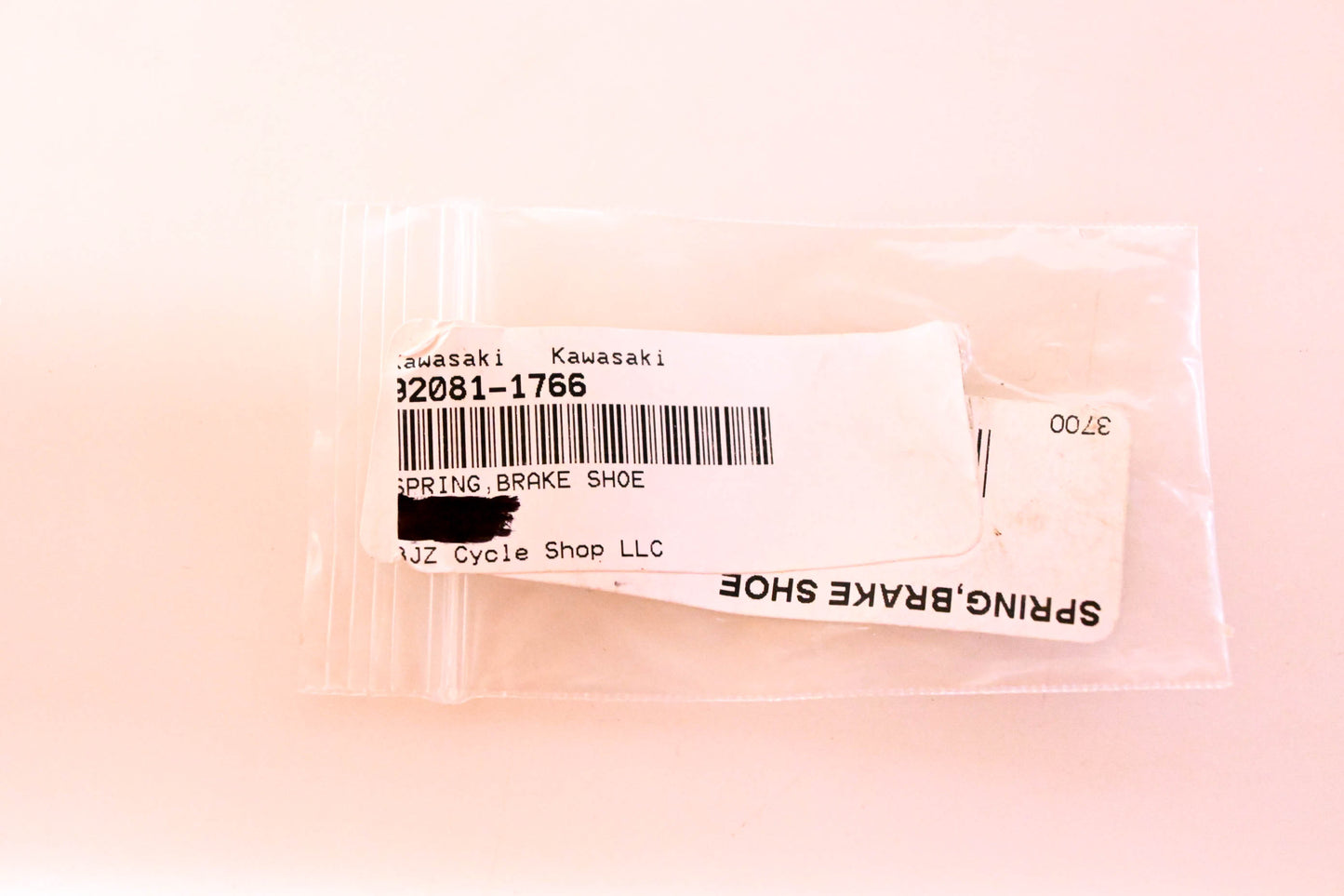 New OEM Kawasaki 92081-1766 Brake Shoe Spring NOS