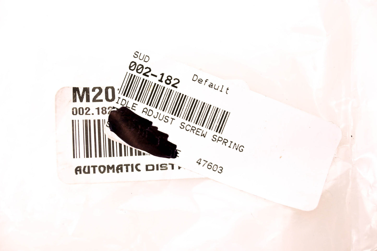 Automatic Distributors 002-182 Idle Adjust Screw Spring NOS
