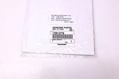 New OEM Kawasaki 11061-0778 Generator Gasket NOS
