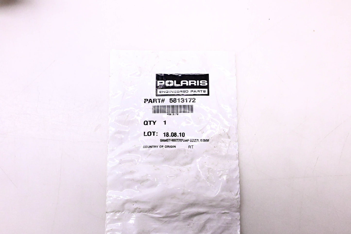New OEM Polaris 5813172 Waterpump Cover Gasket NOS