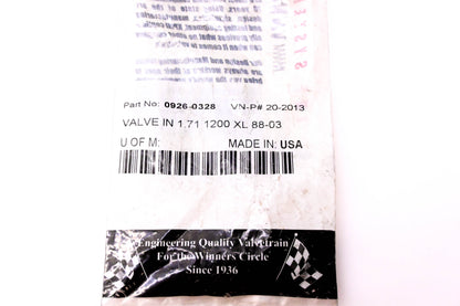 Kibblewhite 0926-0328, 20-2013 Intake Valve NOS