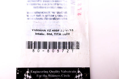 Kibblewhite 80-80872T Intake Valve NOS