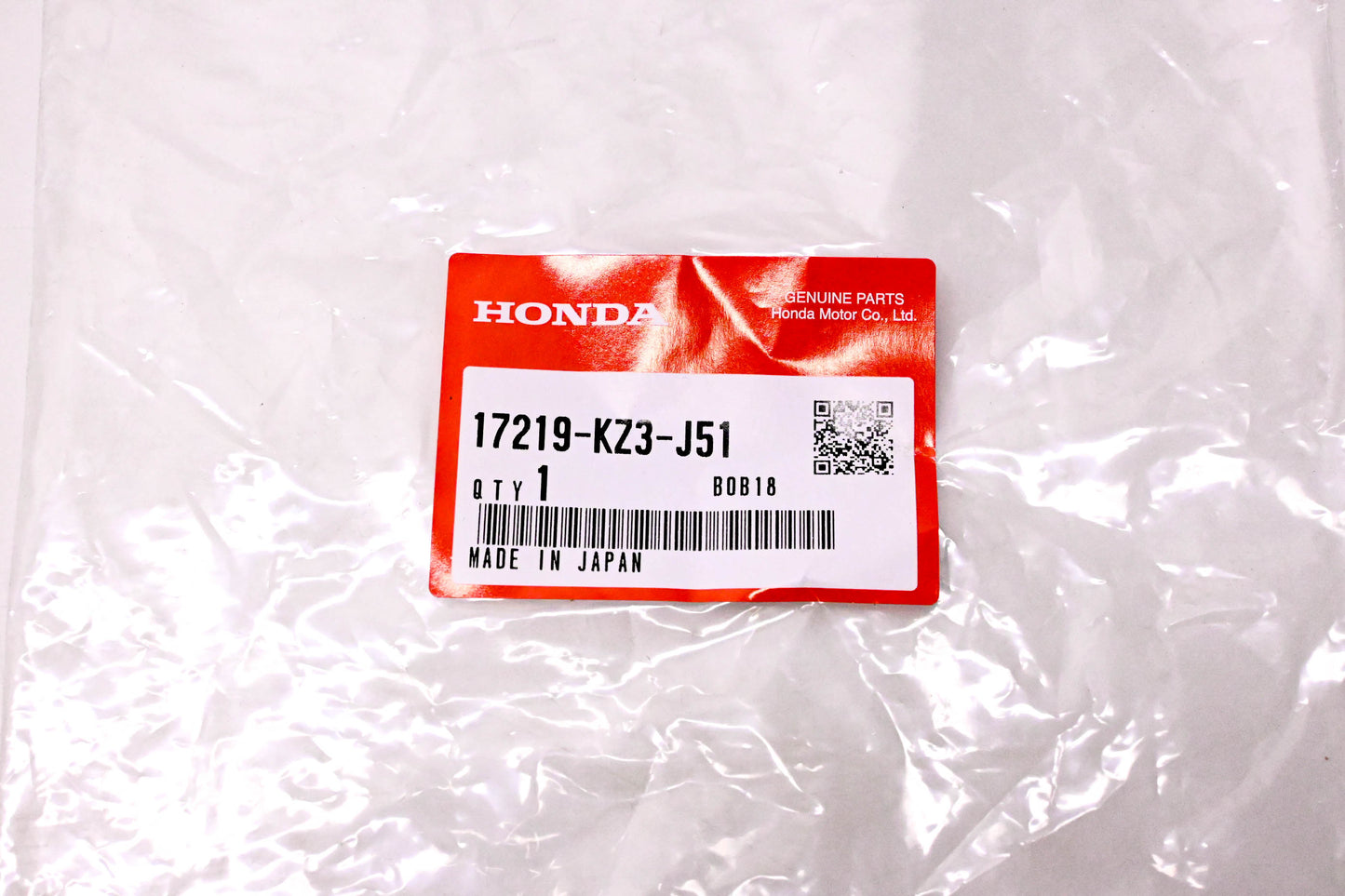 New OEM Honda 17219-KZ3-J51 Connecting Tube Gasket NOS