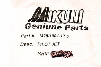Mikuni M28/1001-17.5, 144-23175 Pilot Jet NOS