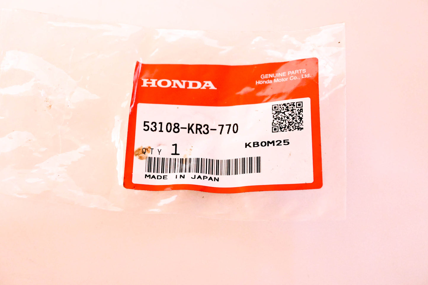 New OEM Honda 53108-KR3-770 Handle Bar Snap Ring NOS